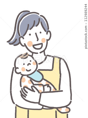 Smiling nursery teacher 112989244