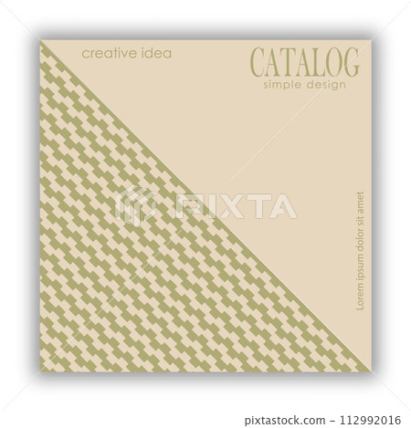 Cover. Creative abstract banner, brochure, catalog or booklet. A simple composition for creative design Cover. Creative abstract banner, brochure, catalog or booklet. A simple composition for creative design 112992016