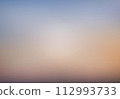 Natural sky gradient from blue to orange sunset background 112993733