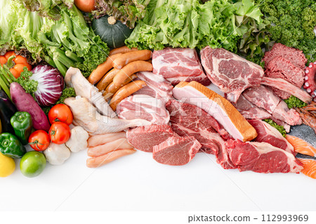 Vegetable meat collection 112993969