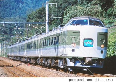 Limited express Hamakaiji running towards Yokohama 112997394