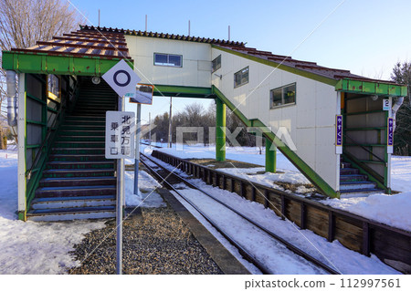 Ankuni Station overpass (Sekihoku Main Line/JR Hokkaido) 112997561