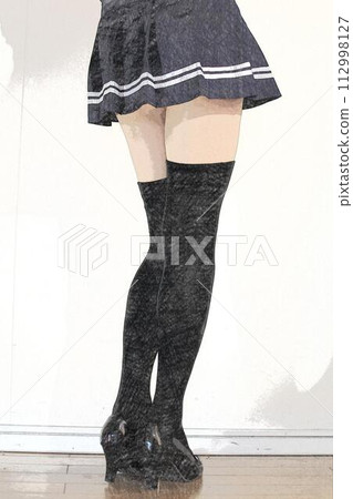 健康美麗的女性雙腿 112998127