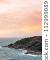 Coast of sunset 112999089