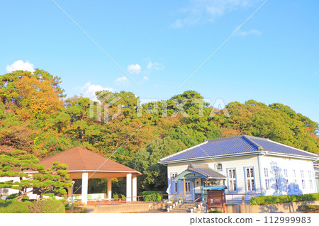 Scenery of the seaside Literary Museum in Gamagori City, Aichi Prefecture Scenery of the seaside Literary Museum in Gamagori City, Aichi Prefecture 112999983