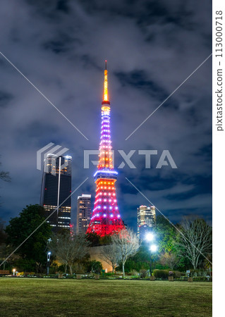夜芝公園和東京塔，東京都港區 113000718