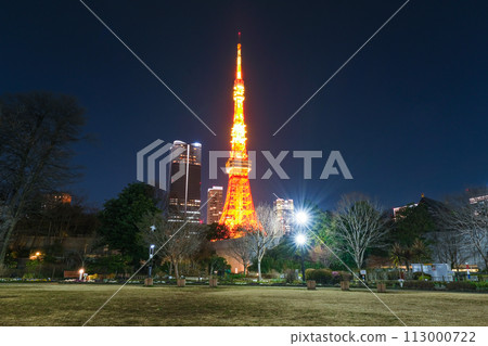 夜芝公園和東京塔，東京都港區 113000722
