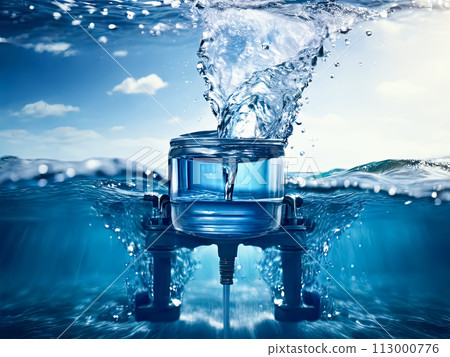 Environment day, Earth day, World Water Day Concept. Saving water. Environmental protection. Environment day, Earth day, World Water Day Concept. Saving water. Environmental protection. 113000776