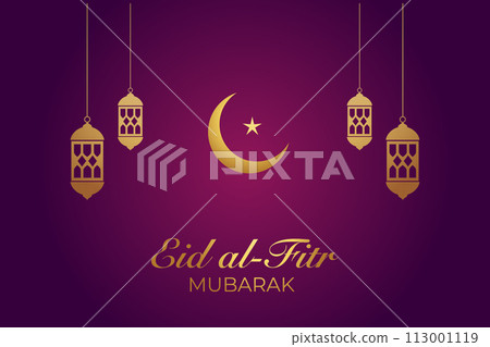 Eid al-Fitr, Ramadhan decorative greeting card 113001119