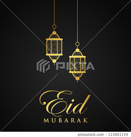 Eid al-Fitr, Ramadhan decorative greeting card 113001159