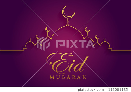 Eid al-Fitr, Ramadhan decorative greeting card Eid al-Fitr, Ramadhan decorative greeting card 113001185