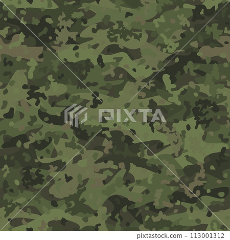 Texture military camouflage seamless pattern. Army and hunting texture Texture military camouflage seamless pattern. Army and hunting texture 113001312