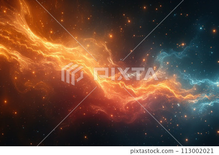 Spiral of Colors and Light: Abstract Background in the Dance of Shades 113002021