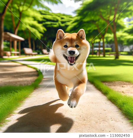 Shiba Inu在公園裡玩 Shiba Inu在公園裡玩 113002450