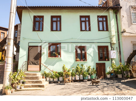 Old houses that have been restored and are waiting to be restored in Edincik village Old houses that have been restored and are waiting to be restored in Edincik village 113003047