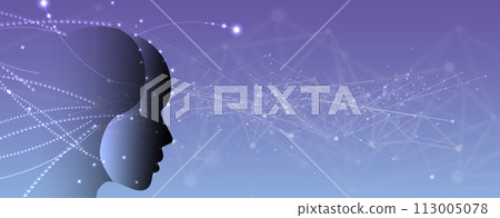 Abstract Artificial intelligence. Cloud computing. Machine learning. Technology web background. Virtual concept futuristic background Abstract Artificial intelligence. Cloud computing. Machine learning. Technology web background. Virtual concept futuristic background 113005078