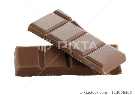 Closeup detail of chocolate parts Closeup detail of chocolate parts 113006366