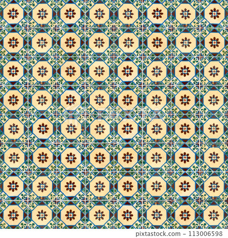 Seamless tile pattern 113006598