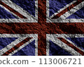 United Kingdom Flag  grunge flag 113006721