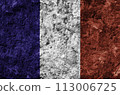 France grunge flag 113006725