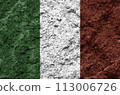 Italy grunge flag 113006726