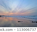 Sunset at the corniche Casablanca  113006737
