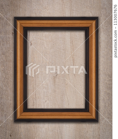 Vintage wooden frame Vintage wooden frame 113007676