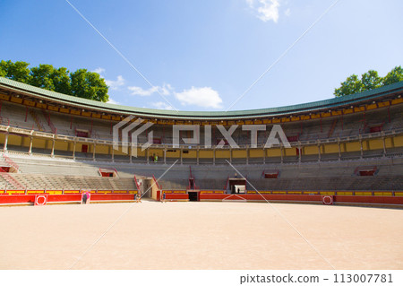 Plaza de Toros de Pamplona view, Pampeluna, Spain 113007781