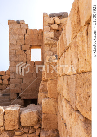 Qasr Al Hallabat desert castle, Jordan Qasr Al Hallabat desert castle, Jordan 113007922