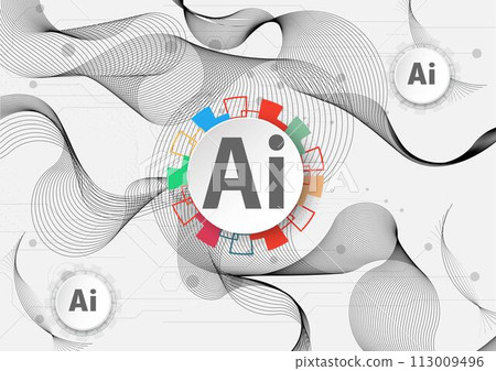 Chatbot OpenAi and line technology network background. Smart AI or Artificial Intelligence vector illustration using Chatbot.Digital technology. Chatbot OpenAi and line technology network background. Smart AI or Artificial Intelligence vector illustration using Chatbot.Digital technology. 113009496