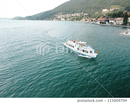 Wonderful views to lake Como from famous seaside village of Moltrasio Wonderful views to lake Como from famous seaside village of Moltrasio 113009794