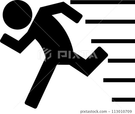 Pictogram "Dash away" 113010709
