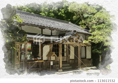 水彩風格 玉造溫泉 玉造湯神社事務所 島根縣 松江市 水彩風格 玉造溫泉 玉造湯神社事務所 島根縣 松江市 113011532