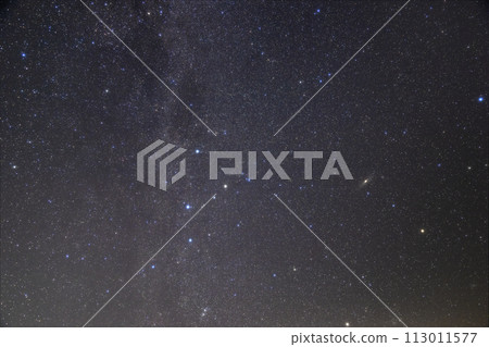 Cassiopeia and Andromeda Galaxy Milky Way 113011577