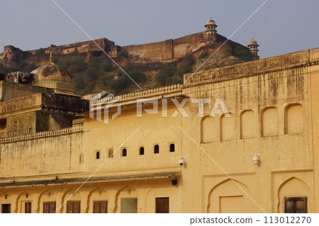 印度齋浦爾郊區的琥珀堡建築 113012270