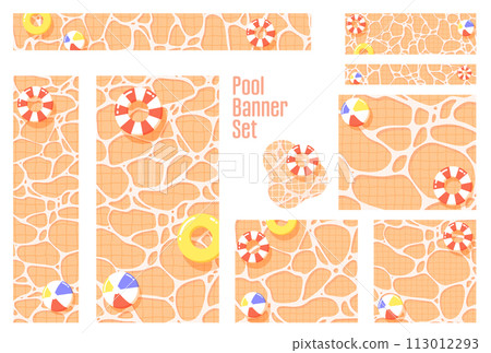 Banner set_pool_sunset 113012293