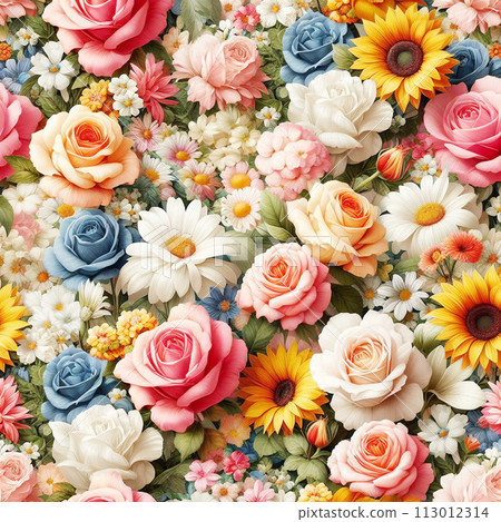 abstract background with roses, colorful flowers background abstract background with roses, colorful flowers background 113012314