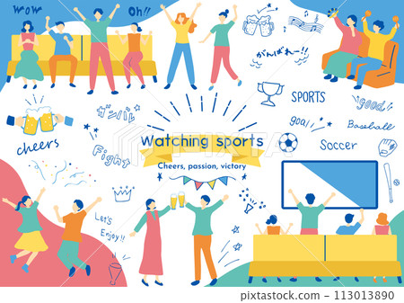 People who enjoy watching sports People who enjoy watching sports 113013890