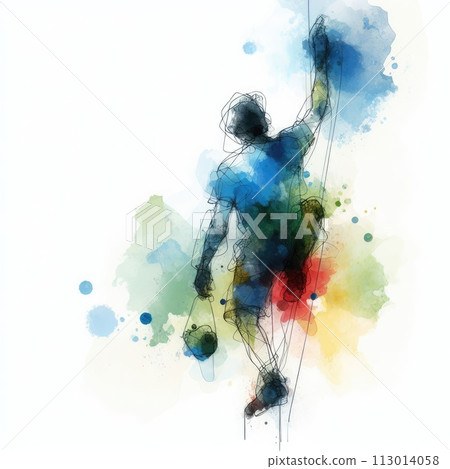 sport climbing in Generative AI. 113014058