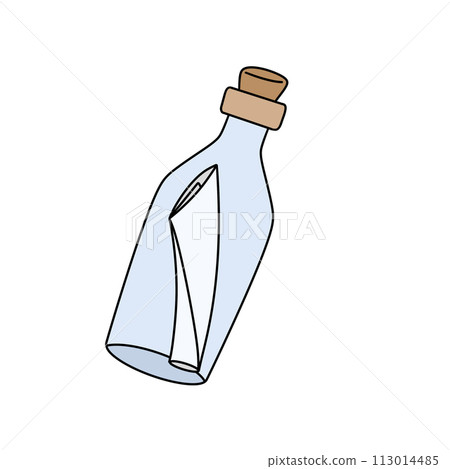 Super cute cartoon letter bottle 113014485