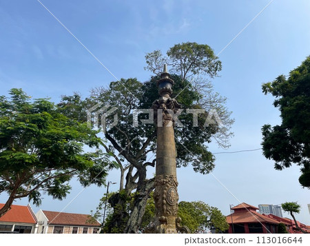 Malacca, Dutch Square pole Malacca, Dutch Square pole 113016644