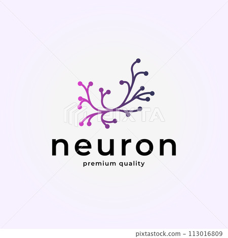 abstract neuron logo for medical idea design, brain icon illustration vector abstract neuron logo for medical idea design, brain icon illustration vector 113016809