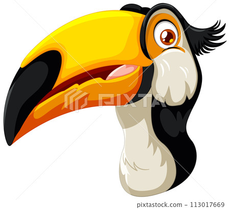 Colorful Toucan Cartoon Illustration Colorful Toucan Cartoon Illustration 113017669