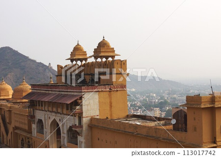 印度齋浦爾郊區琥珀堡的太陽門 113017742