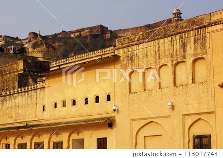 印度齋浦爾郊區的琥珀堡建築 113017743