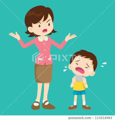 parent angry to kid addicted phone parent angry to kid addicted phone 113018465