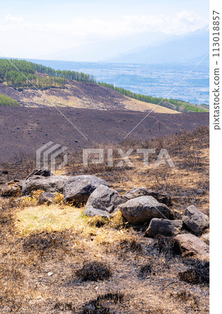[災難圖像] Kirigamine Highlands [長野縣]的野火遺跡 113018857