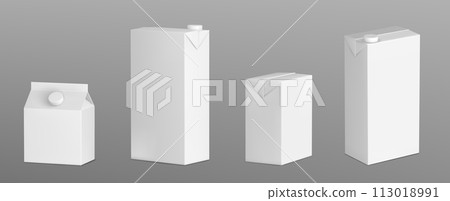Milk or juice tetra pack mockup. Milk or juice tetra pack mockup. 113018991