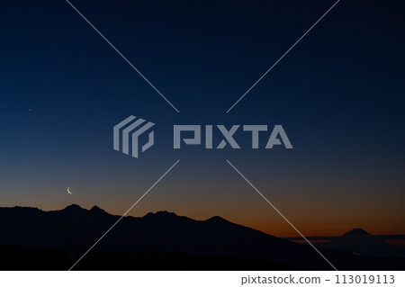 [Magic Hour] 八岳和新月的Magic Hour [長野縣] 113019113