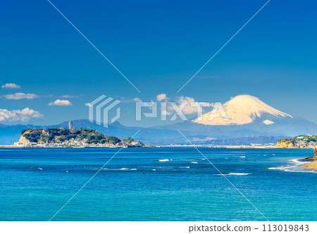 Mt. Fuji and Katase Enoshima Mt. Fuji and Katase Enoshima 113019843